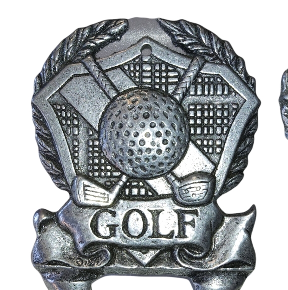 Pair of Golf emblem wall hangars. - Picture 3 of 5